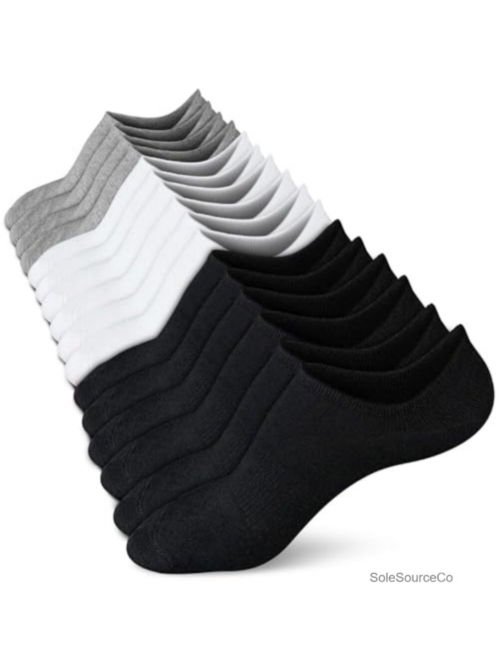 No Show Socks Women Low Cut Ankle Non Slip Cotton Liner Invisible Flats